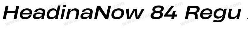 HeadinaNow 84 Regu A字体转换